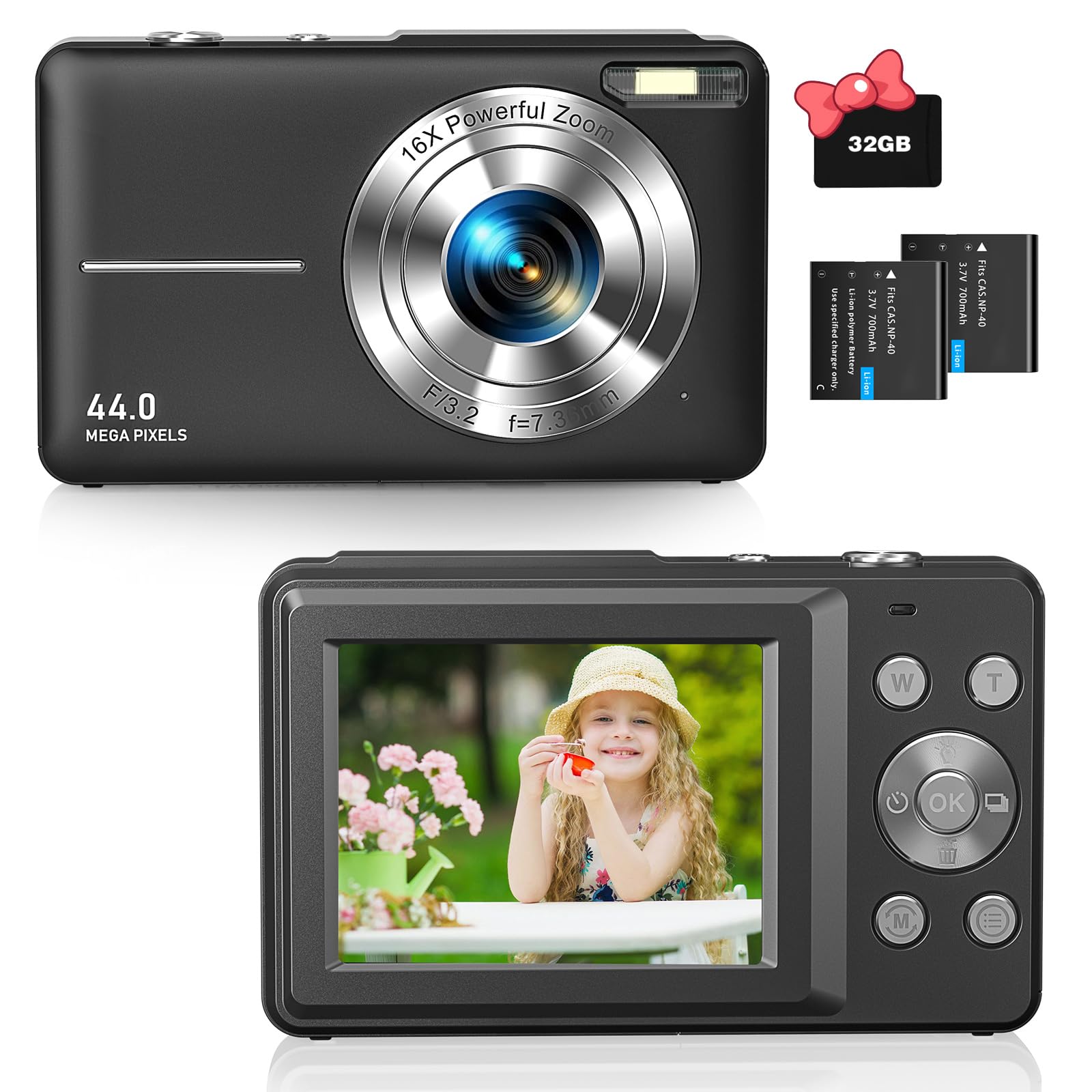 裕*様 ジャンク コンパクトデジタルカメラ セット デジカメ Amazon | AiTechny デジタルカメラ デジカメ 4400万画素 1080P動画 16